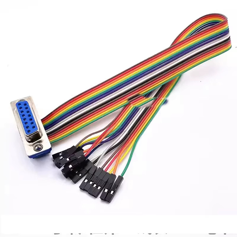 DB9 zu DuPont 2,54 Jumper-Testkabel für RS232 serielle Schnittstelle, 0,3 m, Mehrfarbig - Bild 2