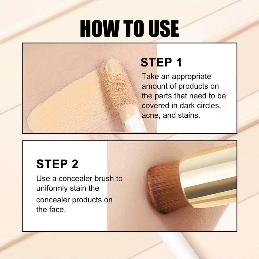 Eelhope Concealer-Stift 2-in-1, Matt, 3 Farben, Unisex - Bild 3