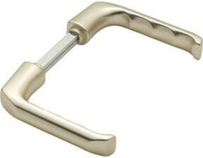 Hoppe Türdrückerpaar London 113 H in Aluminium Silber ohne Rosetten mit 10mm Vierkant - Bild 1