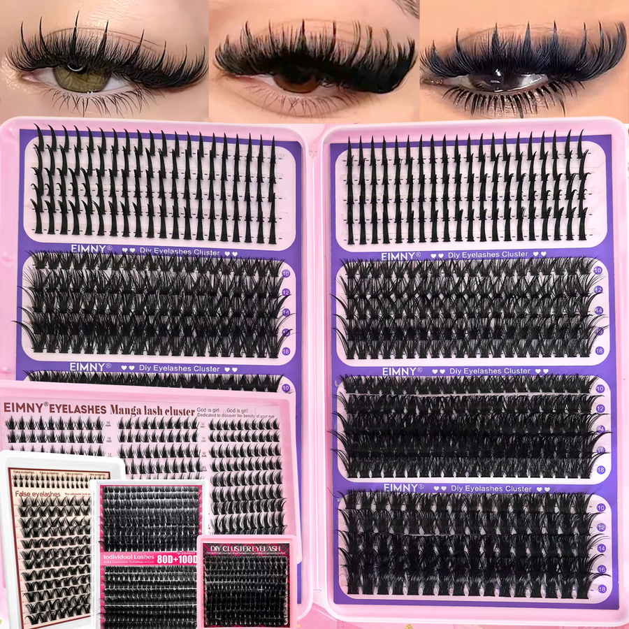 EIMNY Künstliche Wimpern, Natürlich, Einzelbox - Bild 2