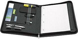 Schreibmappe WEDO College A4 in Grau mit Reißverschluss - Bild 2