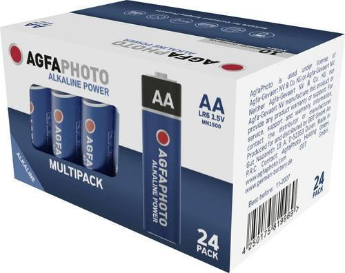 AgfaPhoto Power LR6 Mignon AA Batterie Alkali-Mangan 1.5V 24er Packung - Bild 1