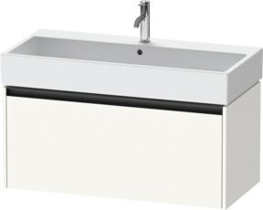 Duravit Waschtischunterschrank Ketho.2 in Weiß Matt mit 1 Auszug, wandhängend, B/T: 98,4 x 46 cm - Bild 1