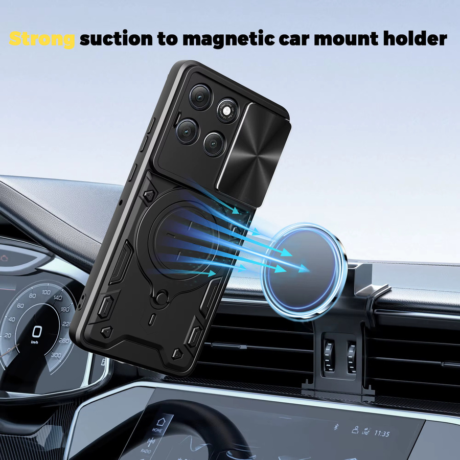 Stoßfeste Schutzhülle für Motorola Moto G-Serie (G04, G15, G24, G35, G54, G55, G56, G67, G75, G84, G85, G86, E14, E15) mit Objektivschutz in Blau oder Schwarz - Bild 2