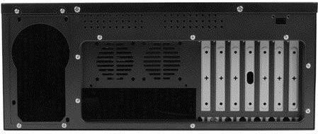 Lanberg Server Gehäuse Rackmount ATX 350/10 in Schwarz, 4U, 19 Zoll - Bild 1