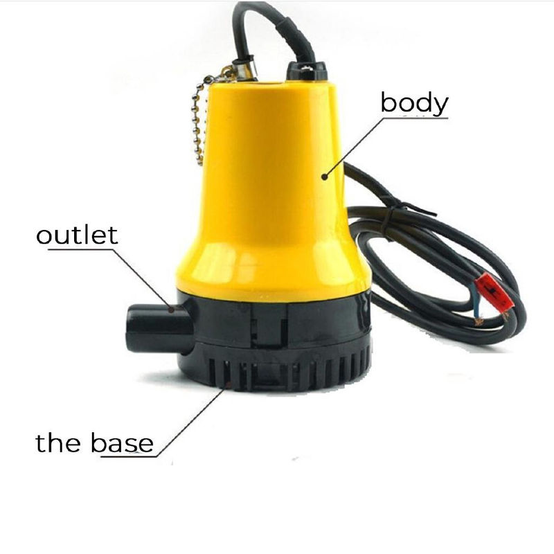 Ideal Power Tool Solar Tauchpumpe mit bürstenlosem Motor, Gelb, 50W, 4500L/H, 5m Förderhöhe, DC 12V/24V für Bewässerung, Brunnen und Fischteich - Bild 7