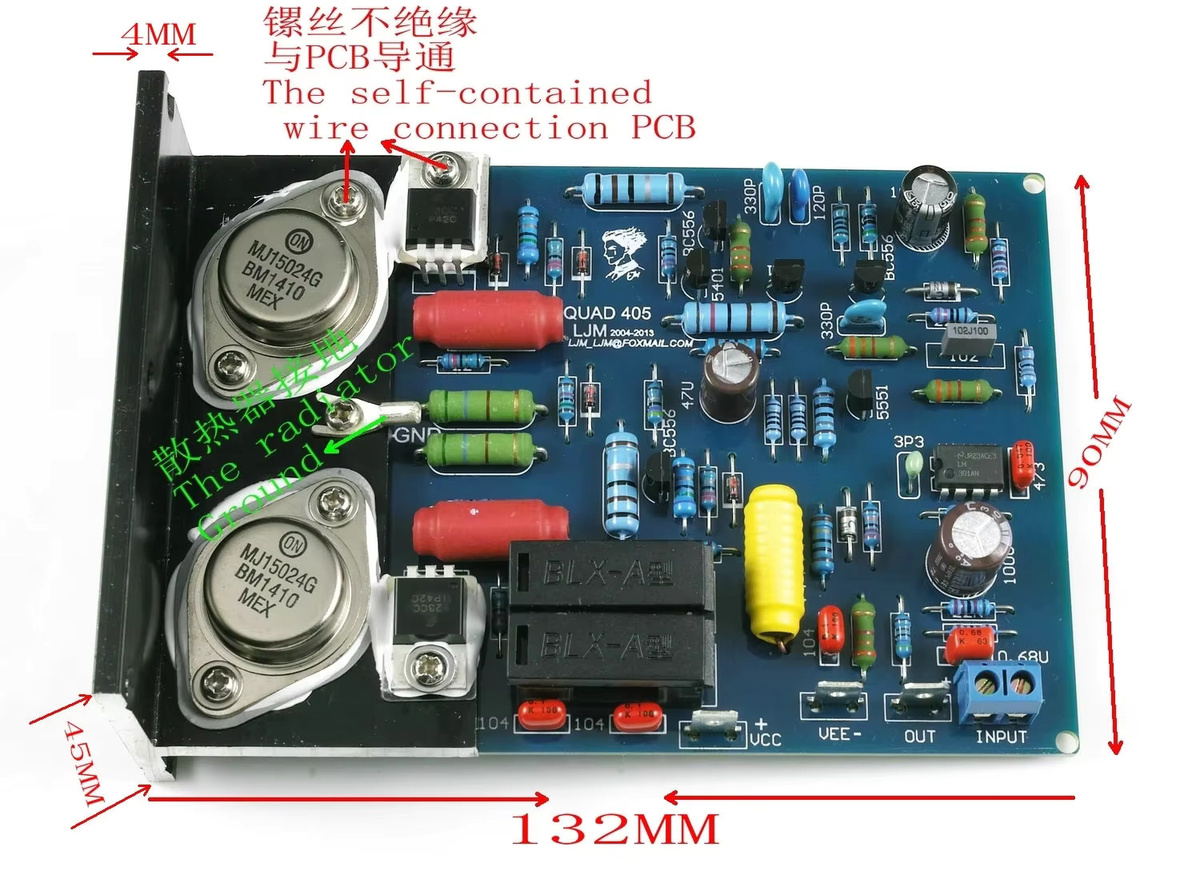 Nv archer Quad405 Klon Leistungsverstärker Zwei Kanal Abgewinkelt Aluminium Multicolour - Bild 2
