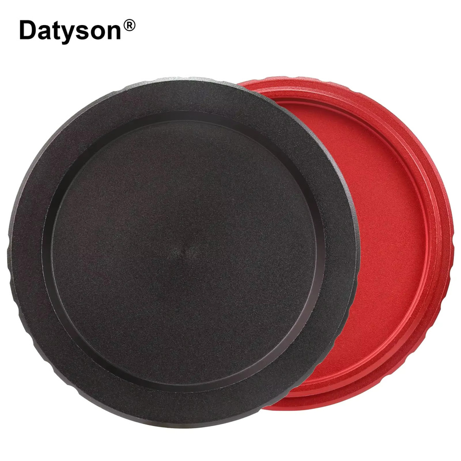 Datyson Metall-Objektivdeckel aus Aluminiumlegierung in Schwarz, M48x0,75mm für Teleskop-Kameraobjektive - Bild 3
