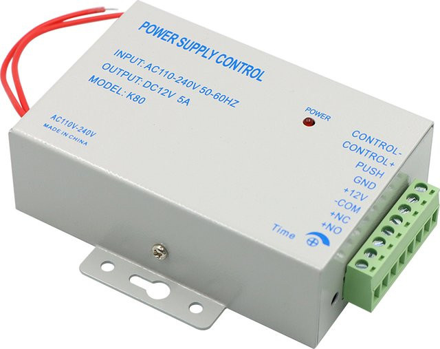 LUCKING DOOR DC12V Zugangskontroll-Netzteil mit 3A oder 5A Ausgang und AC110V-240V Eingang als Adapter für Video-Gegensprechanlagen - Bild 1