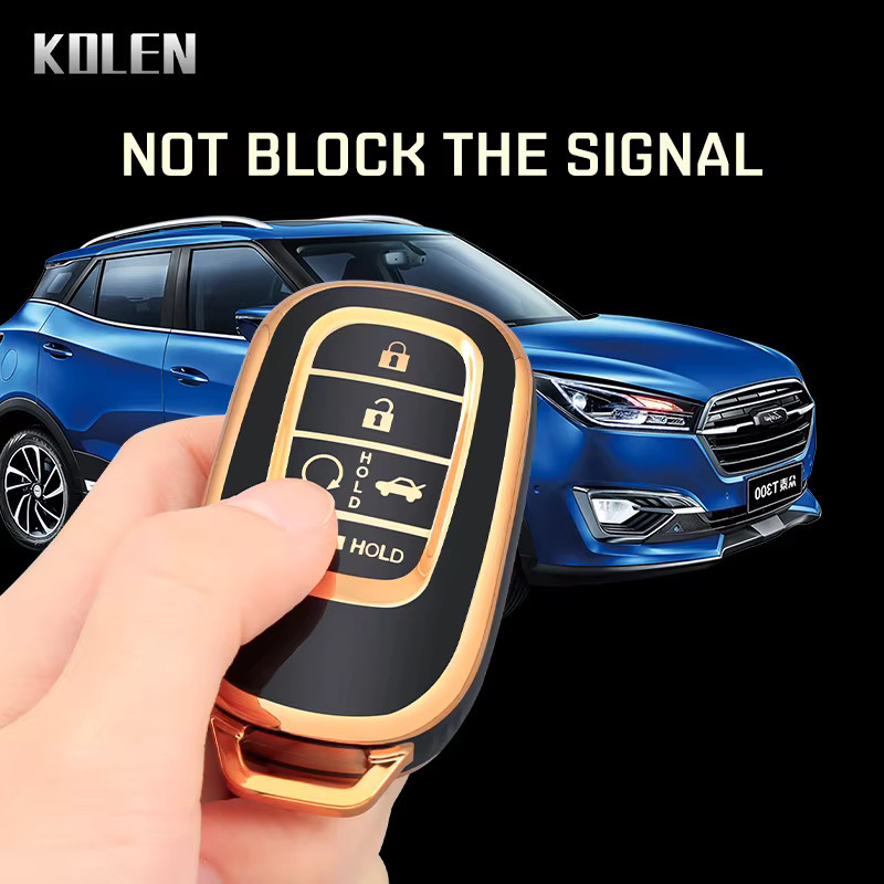 KOLEN TPU Schlüsselhülle für Honda CRV Civic Accord Vezel als Schutzhülle für die Auto-Fernbedienung - Bild 4