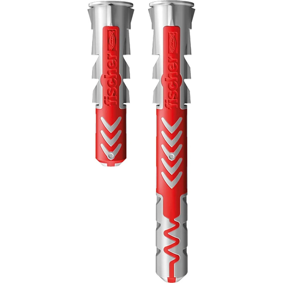 Fischer DUOPOWER 2-Komponenten-Dübel aus Nylon in Grau und Rot, Durchmesser: 10 mm, Länge: 50 mm, 55 Stück - Bild 3