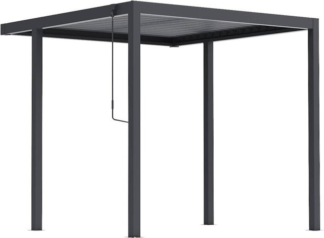 Pergola aus Stahl in Anthrazit B/H/L: 172,5 x 244 x 240 cm - Bild 1