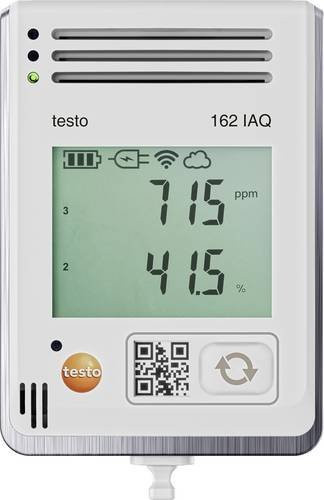 Testo 0572 1626 162 IAQ Multi-Datenlogger in Weiß zur Messung von CO2, Luftdruck, Temperatur und Luftfeuchtigkeit - Bild 1