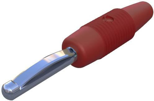 Hirschmann Test & Measurement Bananenstecker gerade mit 4mm Stift Durchmesser in Rot (20 Stück) - Bild 1