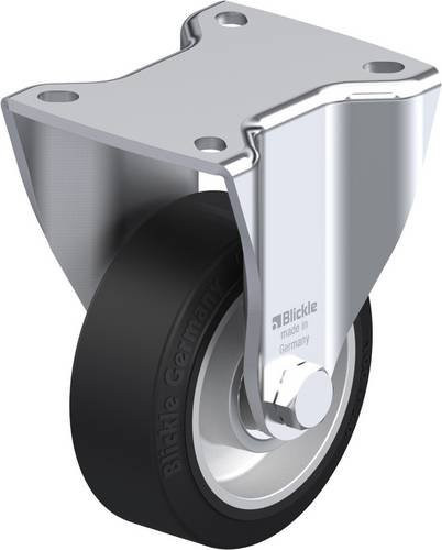 Blickle BH-ALEV 100K-1 Bockrolle in Schwarz-Grau mit 100mm Rad-Durchmesser und 200kg Tragfähigkeit - Bild 1