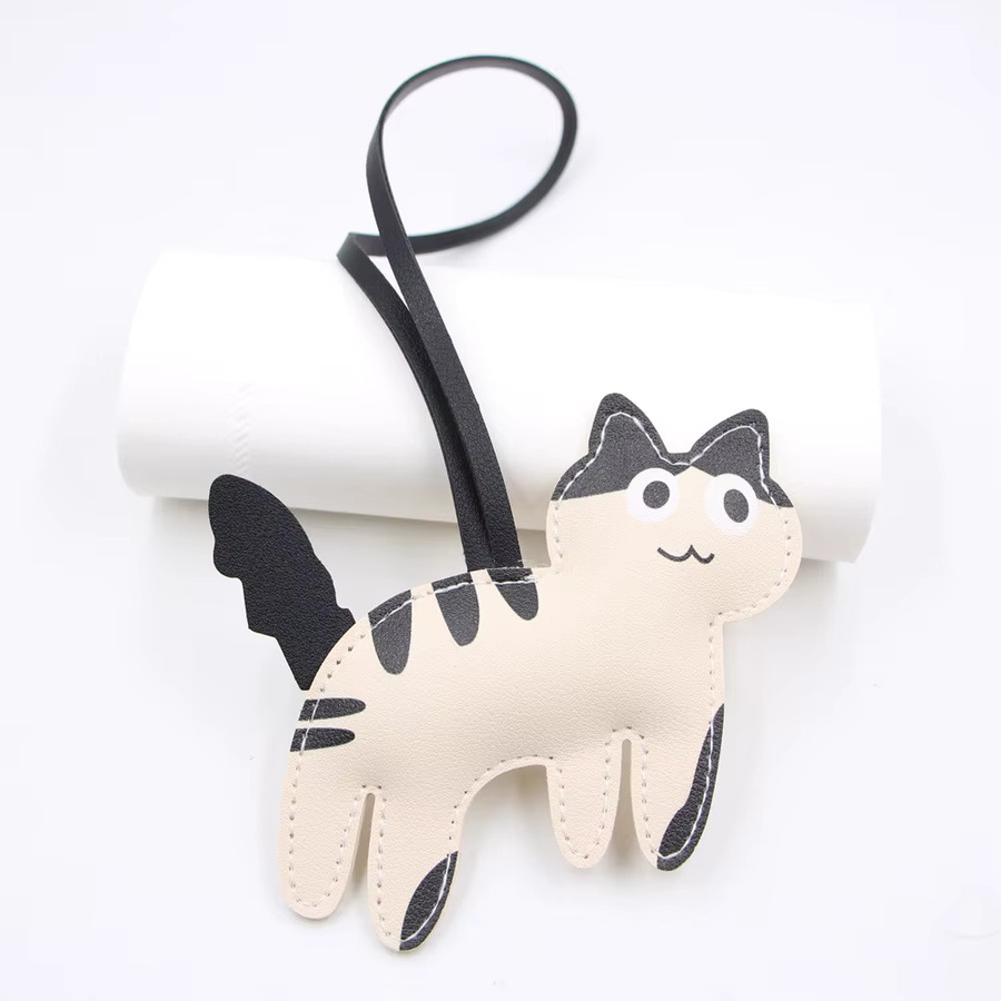 Rucksack-Anhänger PU-Leder, Kätzchen, Kitten - Bild 2