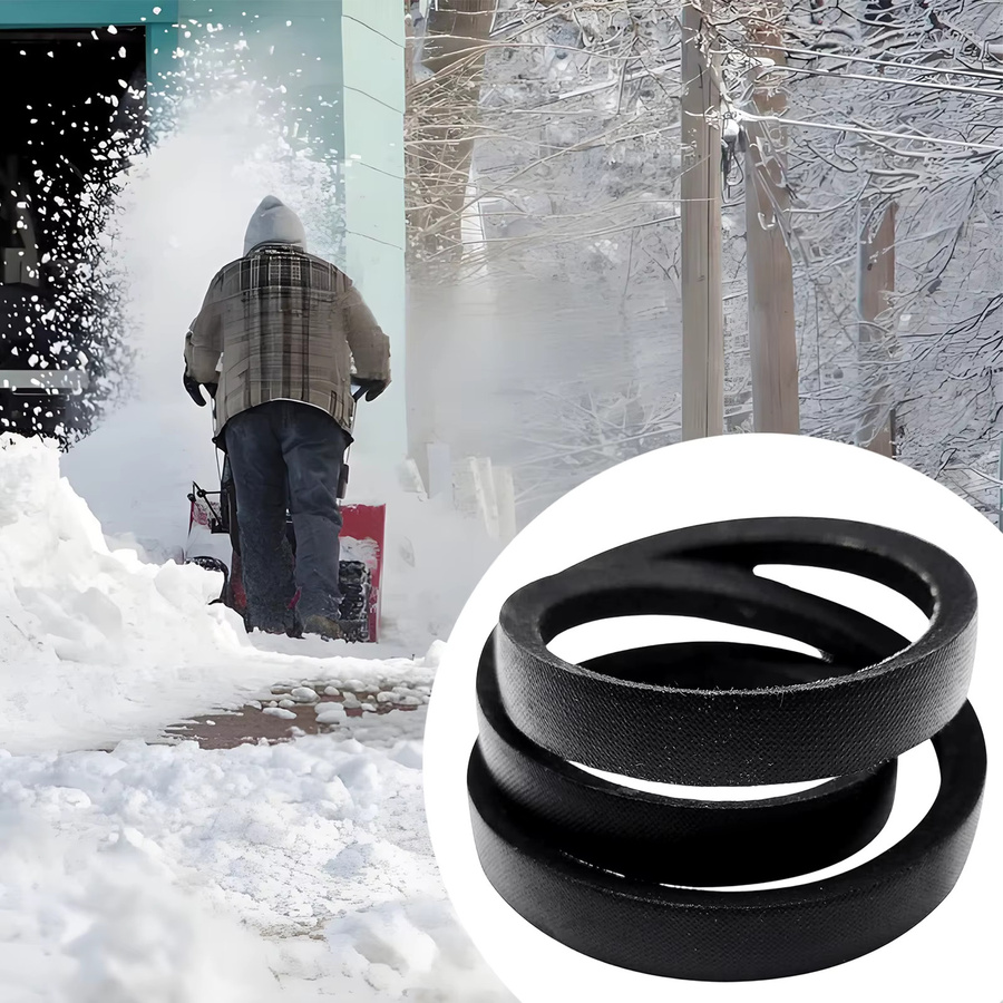 Ryobi Antriebsriemen Schwarz für Schneefräsen ersetzt 754-0343 954-0142 754-0142 954-0205 954-0343 kompatibel mit Cub Cadet MTD Craftsman Simplicity Ariens - Bild 2