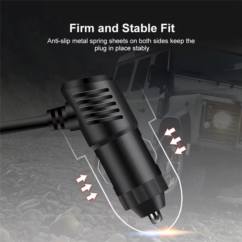 Kebidumei 3 in 1 USB Typ C Auto Zigarettenanzünder Splitter 120W Schnellladegerät für 12V 24V Netzteil in Schwarz - Bild 4