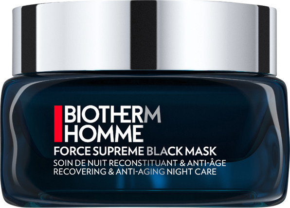Biotherm Homme Force Supreme Black Mask, Gesicht, Algenextrakt, Herren - Bild 1