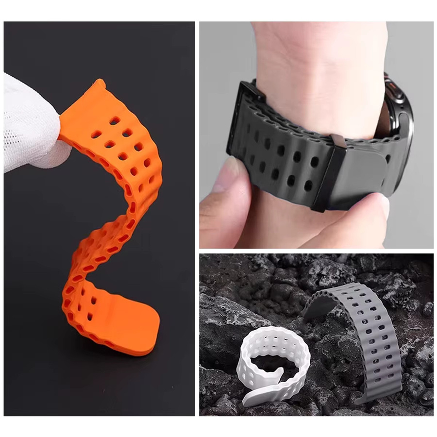 Xiaomi Uhrenarmband Silikon, zweifarbiges Marine, Redmi Watch 5 Active/Lite - Bild 3