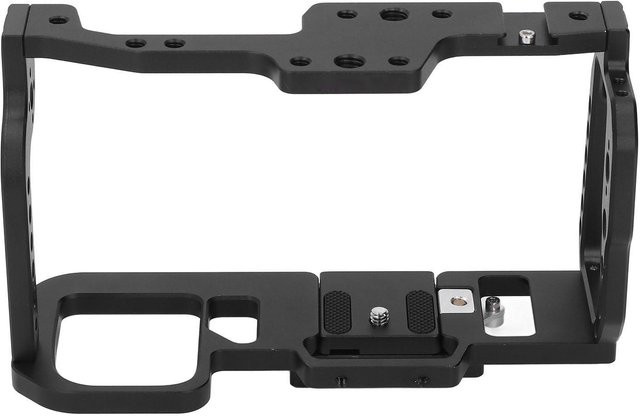 Ulanzi Kamera Vollkäfig Rig mit Cold Shoe Mount und Schnellverschluss in Grau - Bild 1