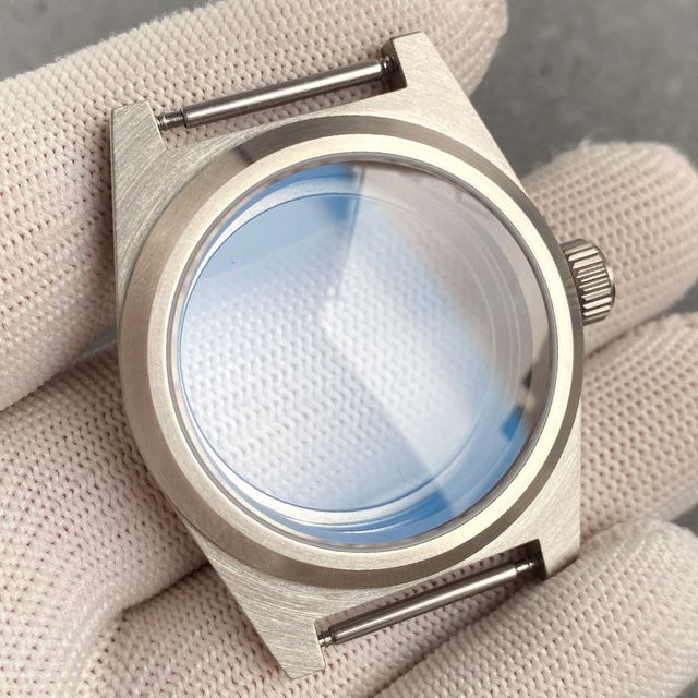 Tandorio Uhrengehäuse Edelstahl, 38 mm, Silber, Herren - Bild 1