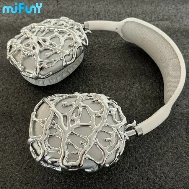 Mifuny Kopfhörerhülle für Airpods Max in Silber als kreatives Zubehör zur Dekoration - Bild 1