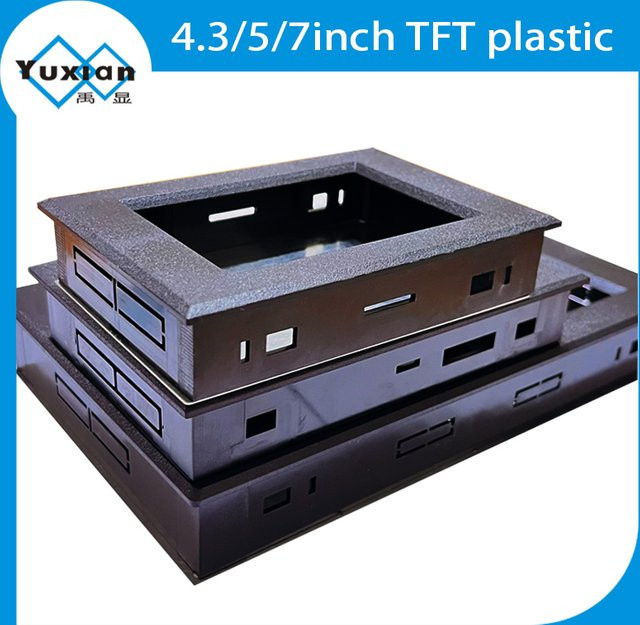 Yuxian Kunststoffgehäuse in Schwarz für 3,5 / 4,3 / 5 / 7 Zoll TFT LCD Display Module - Bild 1