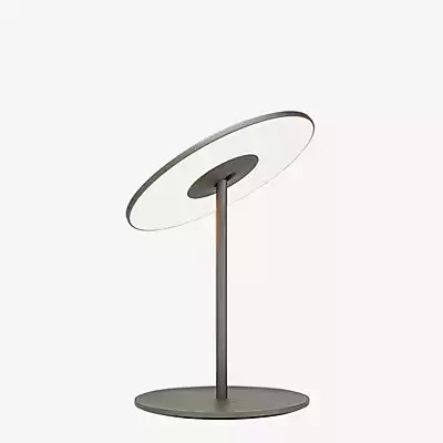 Pablo Designs Circa LED Tischleuchte in Grau mit Glas und Metall - Bild 1