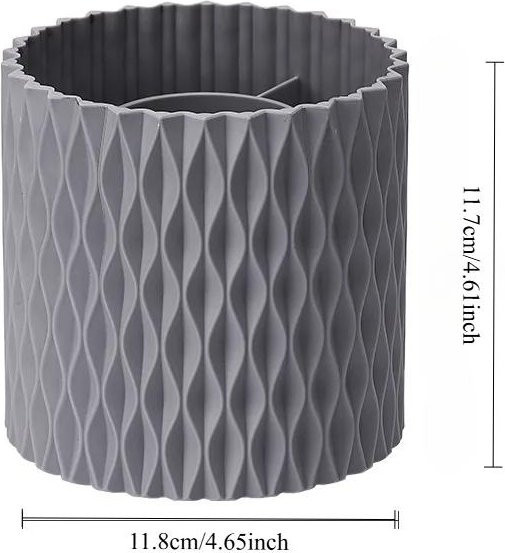 Love Home Garden Make-up Pinsel Aufbewahrungsbox, grau, 360° drehbar - Bild 1