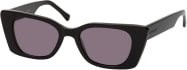 Michalsky S21 Sonnenbrille Cat Eye, Vollrand, Kunststoff, Unisex, black grey - Bild 1