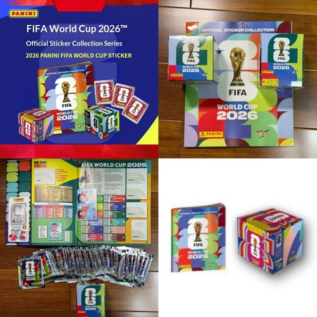 Panini 2026 Offizielle Fußball-Sticker-Blindbox, Nachfüllpack - Bild 1