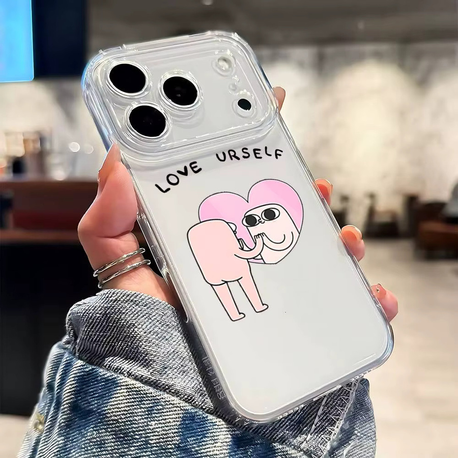Moetch Silikonhülle K-Ketnipz Design in Rosa und Transparent für iPhone 11 bis iPhone 17 Pro Max Plus - Bild 3
