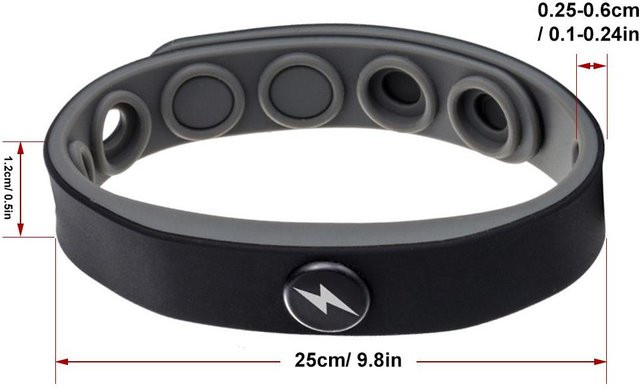 Fishine Anti Statisches Armband, Silikon, Gray, Unisex - Bild 1