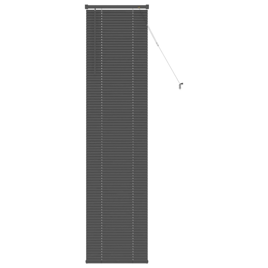 vidaXL Venetianer Jalousie aus PVC in Silber Grau, Höhe: 213 cm, Breite: 40 cm - Bild 2