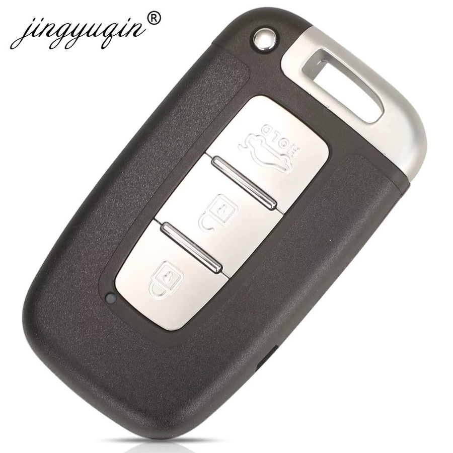 Jingyuqin Smart Key Auto Fernbedienung 433 MHz in Schwarz für Hyundai Tucson IX35 Accent Veloster Sonata Solaris SantaFe Verna I45 I30 SVI-MDFEU03 - Bild 3