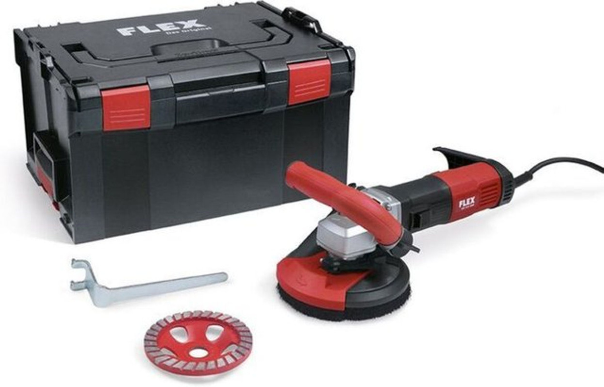 Flex Sanierungsschleifer Flex LDE 16-8 125 R Kit TurboJet II in Rot mit 1600W - Bild 2