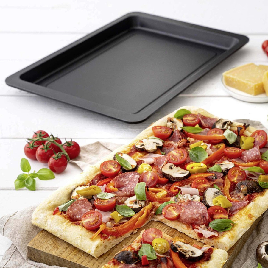 Zenker Pizzablech Special Countries, Schwarz, B/T: 42 x 29 cm, Antihaftbeschichtung - Bild 3