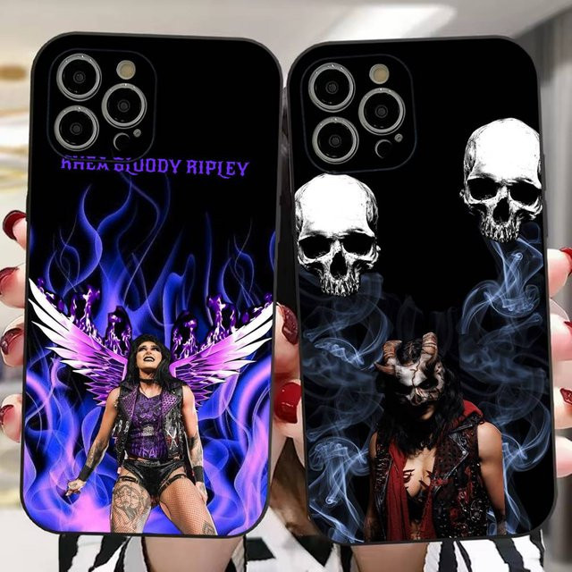Rhea R-Ripley Musik-Handyhülle für iPhone 16, 15, 14, 13, 12, 11 Pro Max Plus Mini aus weichem TPU in Multicolour - Bild 1