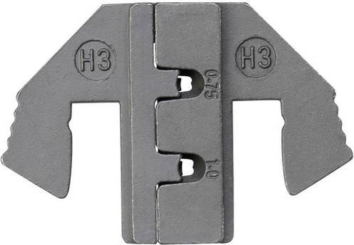 TOOLCRAFT PLE-0H3 Crimp-Einsätze AMP Superseal 1.5 in Grau für TOOLCRAFT PZ-500 Zangen mit Quetschbereich 0.75 bis 1mm² - Bild 1