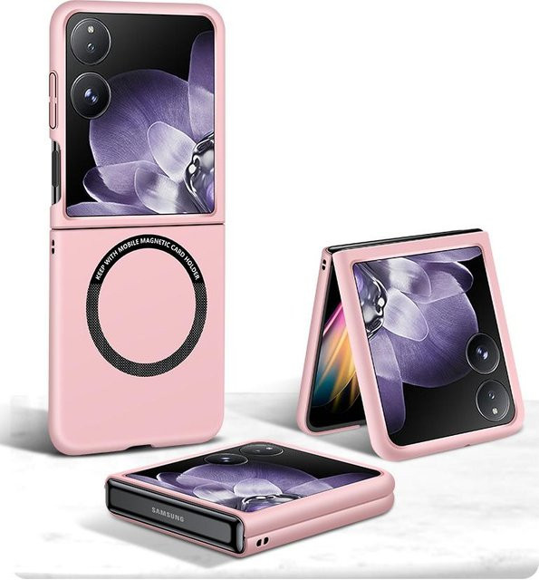 Xiaomi Mix Flip Magnetische Ultra-dünne Handyhülle in Pink - Bild 1