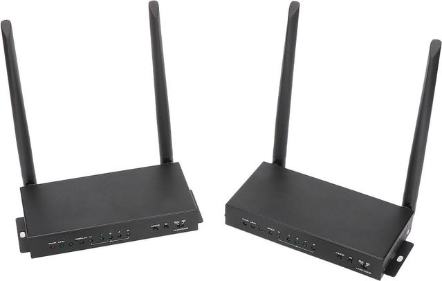 Honor Electronics Drahtloser HD-Multimedia-Interface-Extender 4K UHD 30Hz mit IR AV-Verlängerungssender und Empfänger in Schwarz - Bild 1