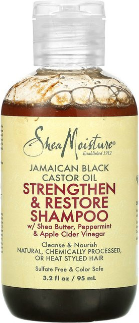 SheaMoisture Jamaikanisches schwarzes Rizinusöl Shampoo, 94 ml, Normales Haar - Bild 1