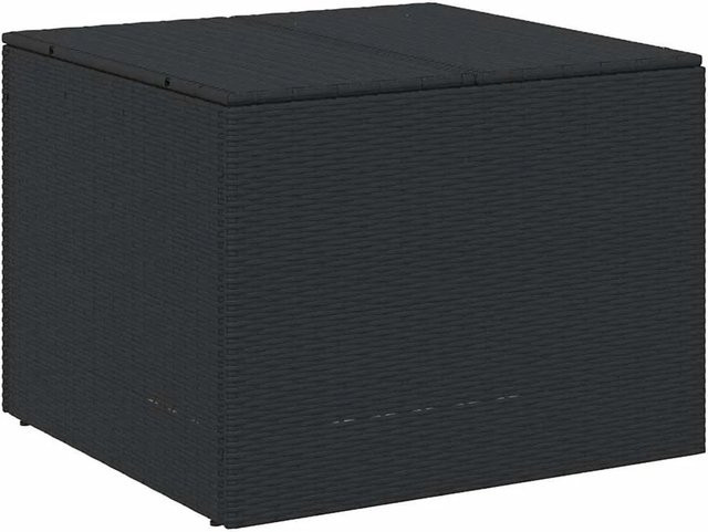 Furnicato Gartentruhe aus Poly Rattan in Schwarz mit 291l Volumen - Bild 1
