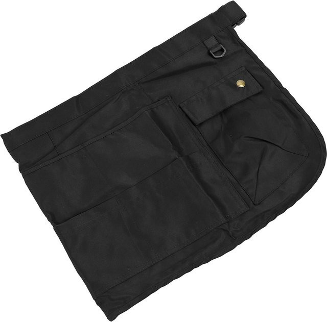 Fishine Halbschürze Werkzeugtasche in Schwarz mit verstellbarem Gürtel und mehreren Taschen für Gartenwerkzeug oder Make-up - Bild 1