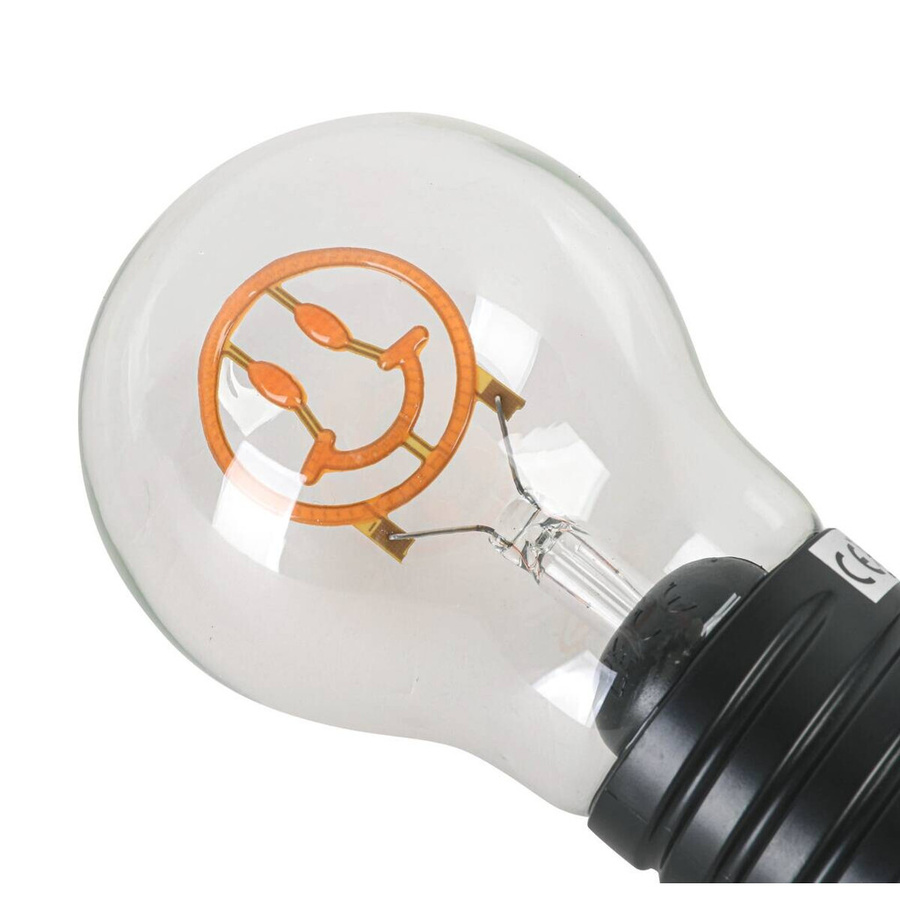 NOLO Akku-LED-Dekoleuchte Smily in Schwarz, Höhe: 12 cm, Durchmesser: 7 cm - Bild 2