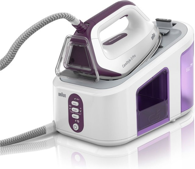 Braun CareStyle 3 Pro Dampfbügelstation IS 3155 VI in Weiß und Violett - Bild 2