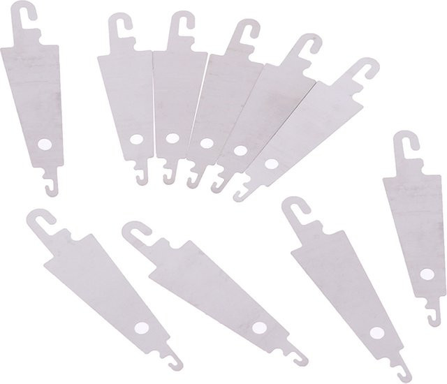 10er Set Edelstahl Kreuzstich Nadeln und Einfädler für DIY Handwerk Zubehör in Silber - Bild 1