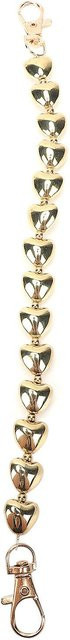 Koogeelife Taschenkette, Herzform, Gold, 30 cm, Damen - Bild 1