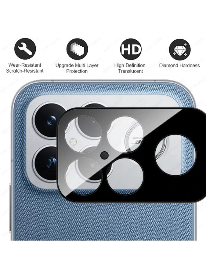 2er-Set Xiaomi POCO F8 Pro und F8 Ultra Kameraschutz aus gehärtetem Glas, 3D 9H HD Objektivschutz, transparent - Bild 6